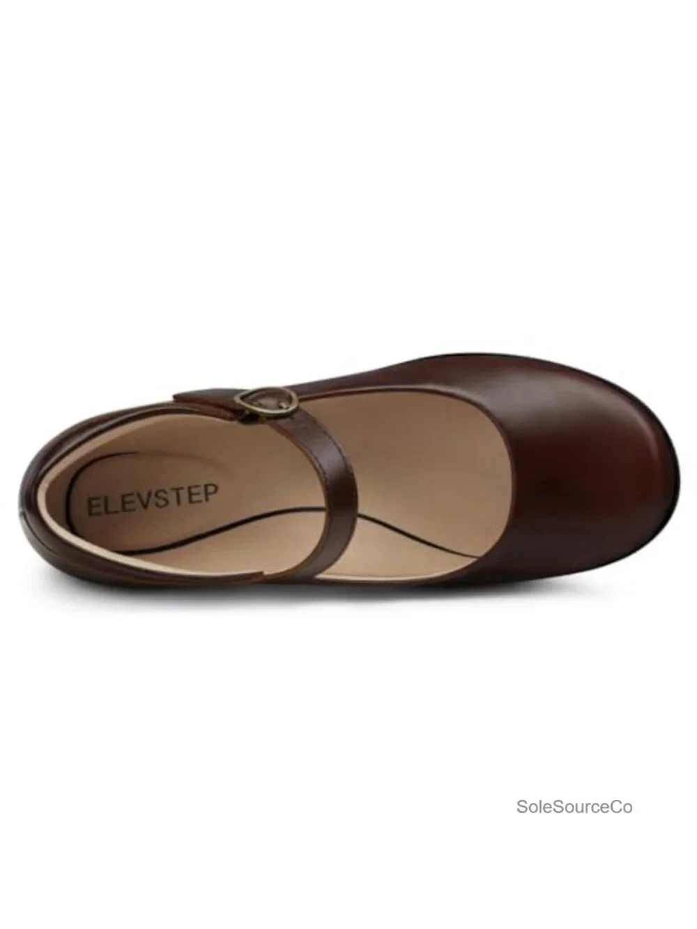 Genuine Leather Women's Mary Jane Flats with Arch Support